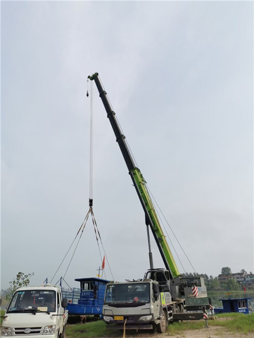 广元市桥梁建设吊装案例